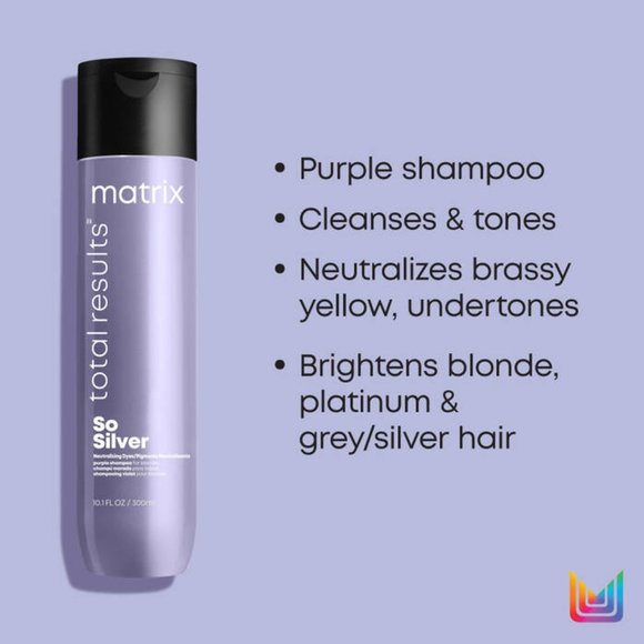 Matrix So Silver Purple Shampoo Neutralizes Yellow Tones 10.1 Fl Oz New - Picture 6 of 8